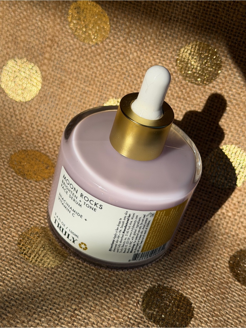 TRULY Moon Rocks Brightening Serum Gel - Pink & Gold Dropper